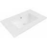 Mexen Atena lavabo empotrado en encimera de 76 x 46 cm, blanco - 25017500