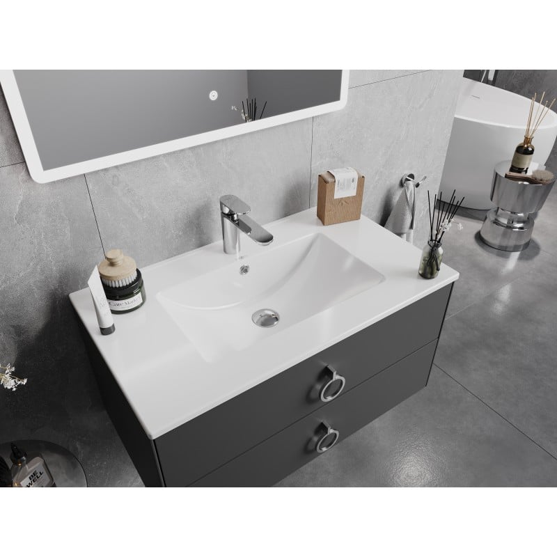 Mexen Atena counter-top sink 80 x 46 cm, white - 25018000