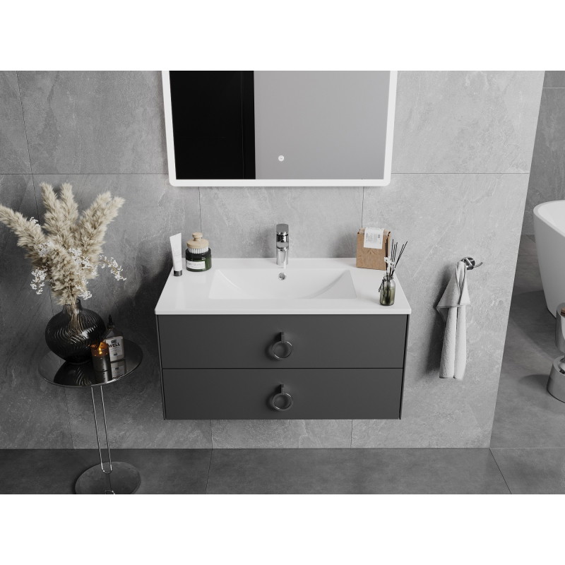 Mexen Atena umivaonik ugrađen u pult 80 x 46 cm, bijeli - 25018000