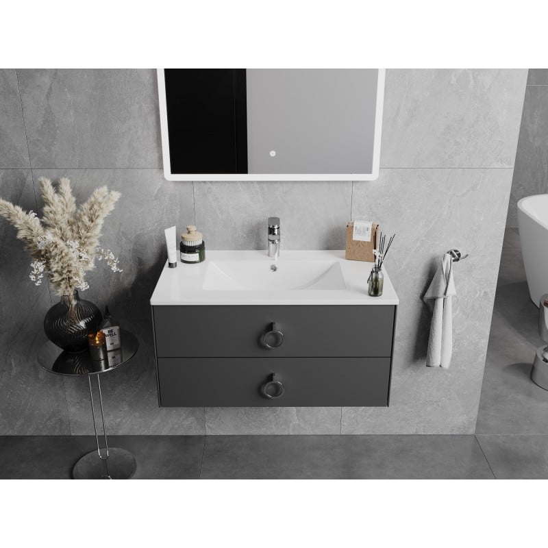 Mexen Atena umywalka wpuszczana w blat 80 x 46 cm, biała - 25018000