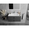 Mexen Atena lavabo encastré dans le plan 80 x 46 cm, blanc - 25018000