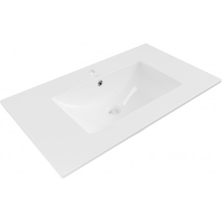 Mexen Atena lavabo encastré dans le plan 80 x 46 cm, blanc - 25018000