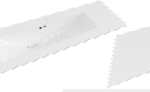 Mexen Atena lavandino incassato nel piano 80 x 46 cm, bianco - 25018000