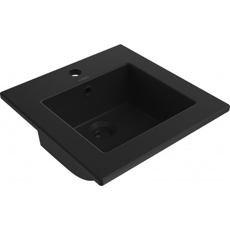 Mexen Atena inbouw wastafel 41 x 41 cm, zwart mat - 25014170