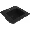 Mexen Atena eingelassene Waschbecken in die Arbeitsplatte 41 x 41 cm, schwarz matt - 25014170