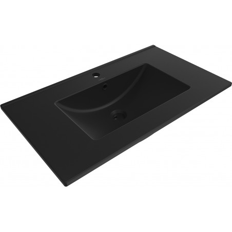 Mexen Atena Einbauwaschbecken 81 x 46 cm, schwarz matt - 25018070