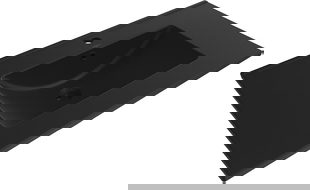 Mexen Atena iebūvējamais izlietne 81 x 46 cm, melns matējums - 25018070