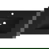 Mexen Atena lavatório de encastrar 81 x 46 cm, preto mate - 25018070