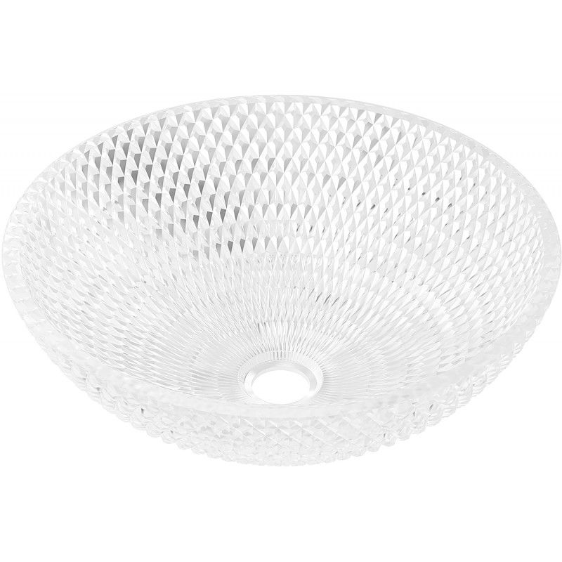 Mexen Olza lavabo en verre à poser 42 x 42 cm, transparent - 24094200