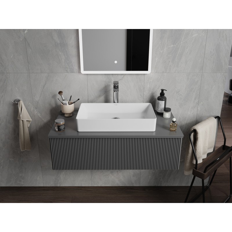 Mexen Nadia lavabo de encimera 62 x 35 cm, blanco - 21616000