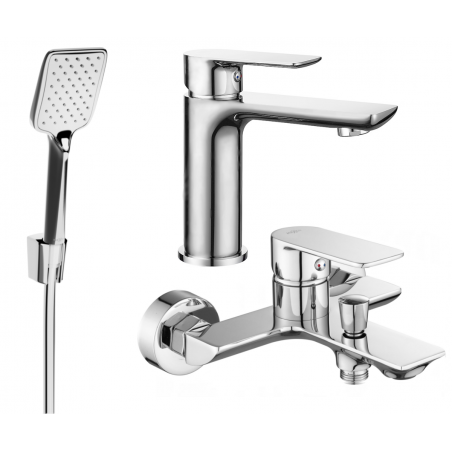 Mexen Alfa R62 bath set, chrome - 745703R62-00