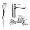 Mexen Alfa R62 conjunto de bañera, cromo - 745703R62-00