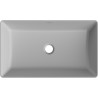 Mexen Nadia countertop washbasin 62 x 35 cm, light gray matte - 21616061