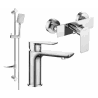 Mexen Alfa DF62 douchekit, chroom - 745704DF62-00
