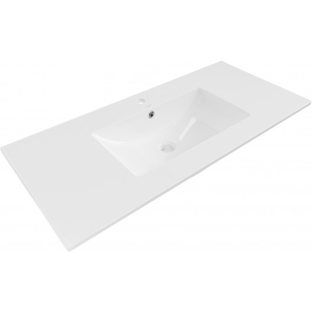 Mexen Atena lavabo da incasso in piano 101 x 46 cm, bianco - 25011000