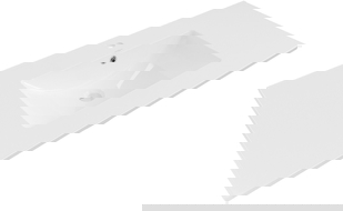 Mexen Atena umywalka wpuszczana w blat 101 x 46 cm, biała - 25011000