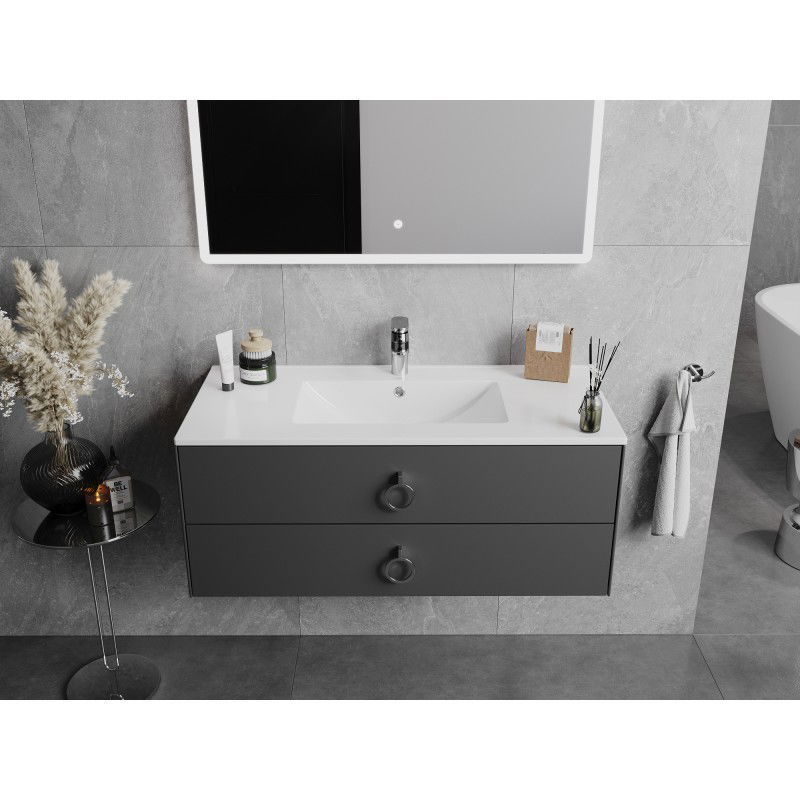 Mexen Atena lavabo empotrado en encimera 101 x 46 cm, blanco - 25011000