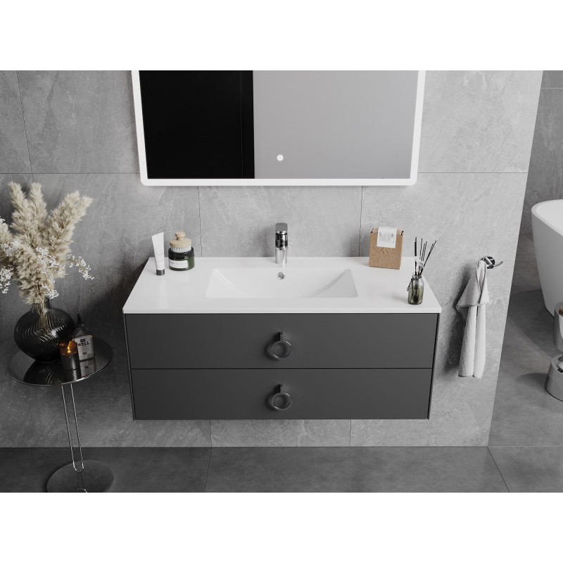 Mexen Atena umywalka wpuszczana w blat 101 x 46 cm, biała - 25011000