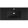 Mexen Atena lavabo encastré dans le plan de travail 101 x 46 cm, noir mat - 25011070