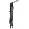 Panneau de douche Mexen Yap, noir/chrome - 7612-02-77