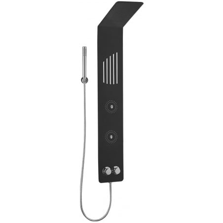 Mexen Navas panel prysznicowy, czarny - 7627-02-70
