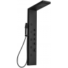 Mexen Lando shower panel, black - 7611-04-70