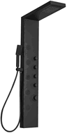 Panneau de douche Mexen Lando, noir - 7611-04-70