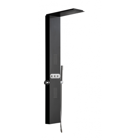 Mexen Omar Duschpaneel, schwarz - 7610-03-70