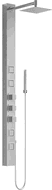 Mexen Orco douchepaneel, chroom - 7607-03-00