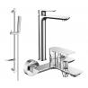 Mexen Alfa DF72 vannikomplekt, kroom - 745713DF72-00