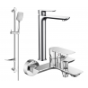 Mexen Alfa DF62 vannikomplekt, kroom - 745713DF62-00