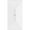 Mexen Toro rechthoekige douchebak SMC 180 x 80 cm, wit, witte afdekplaat - 43108018-W