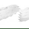 Mexen Rita lavatório de bancada 45 x 32 cm, pedra branca - 21084582