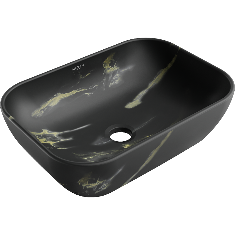 Mexen Rita Uewalnbekbleddisp 45 x 32 cm, schwaarzt Steen - 21084588