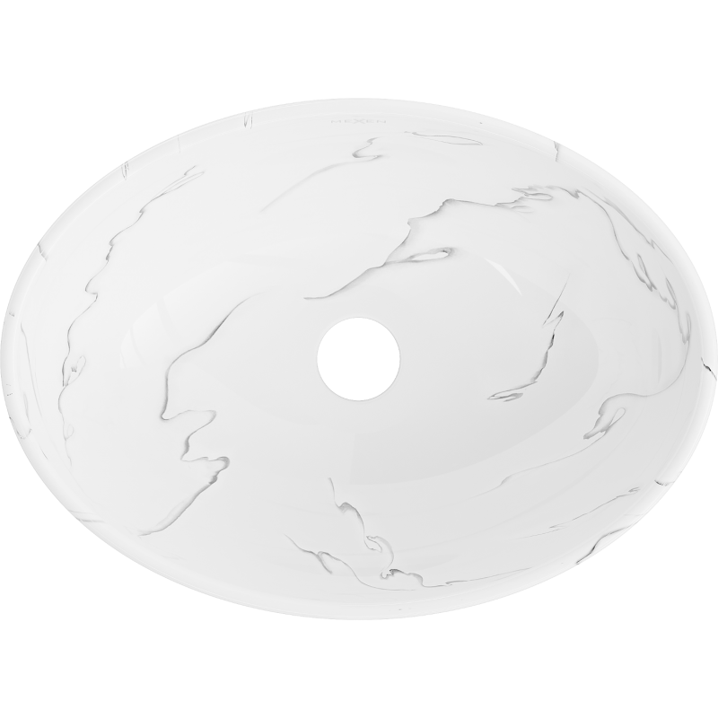 Mexen Elza Iwwerbauen um Uewen, 40 x 33 cm, wäisse Stee - 21014081