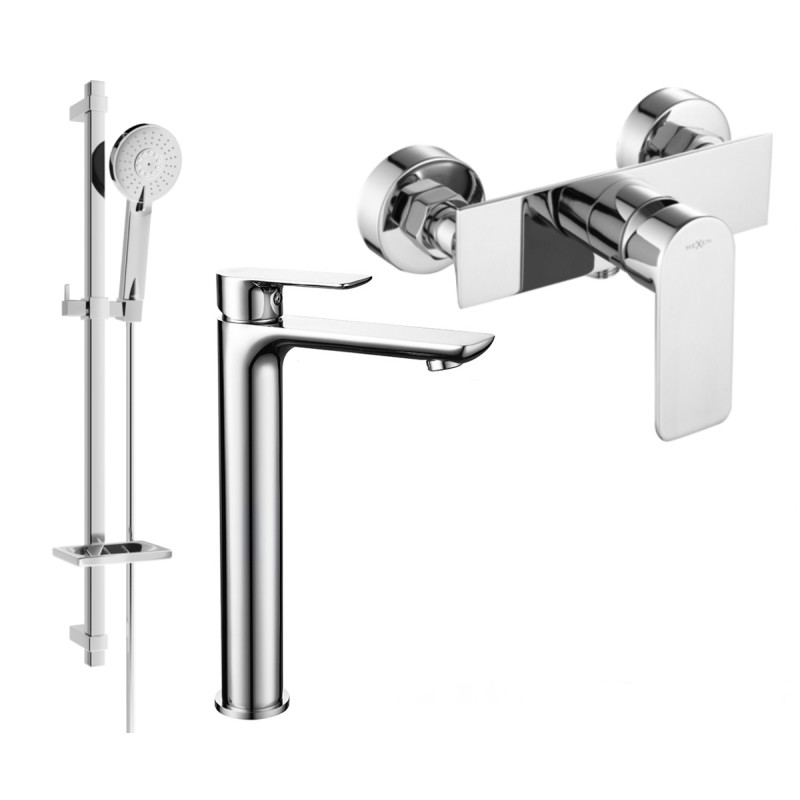 Mexen Alfa DQ40 dušikomplekt, kroom - 745714DQ40-00