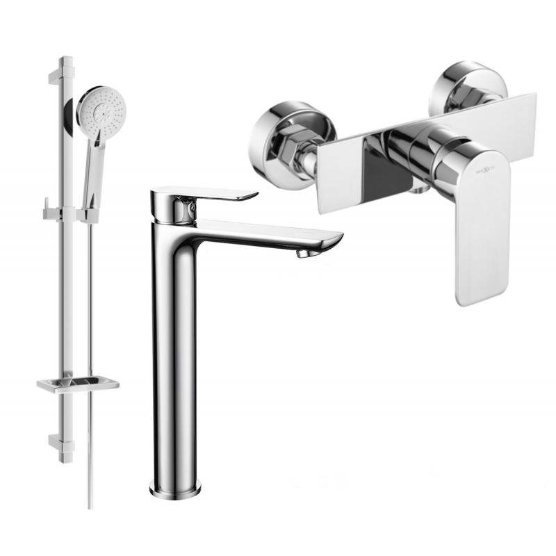 Mexen Alfa DQ40 set de ducha, cromado - 745714DQ40-00