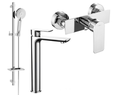 Mexen Alfa DQ40 dušikomplekt, kroom - 745714DQ40-00