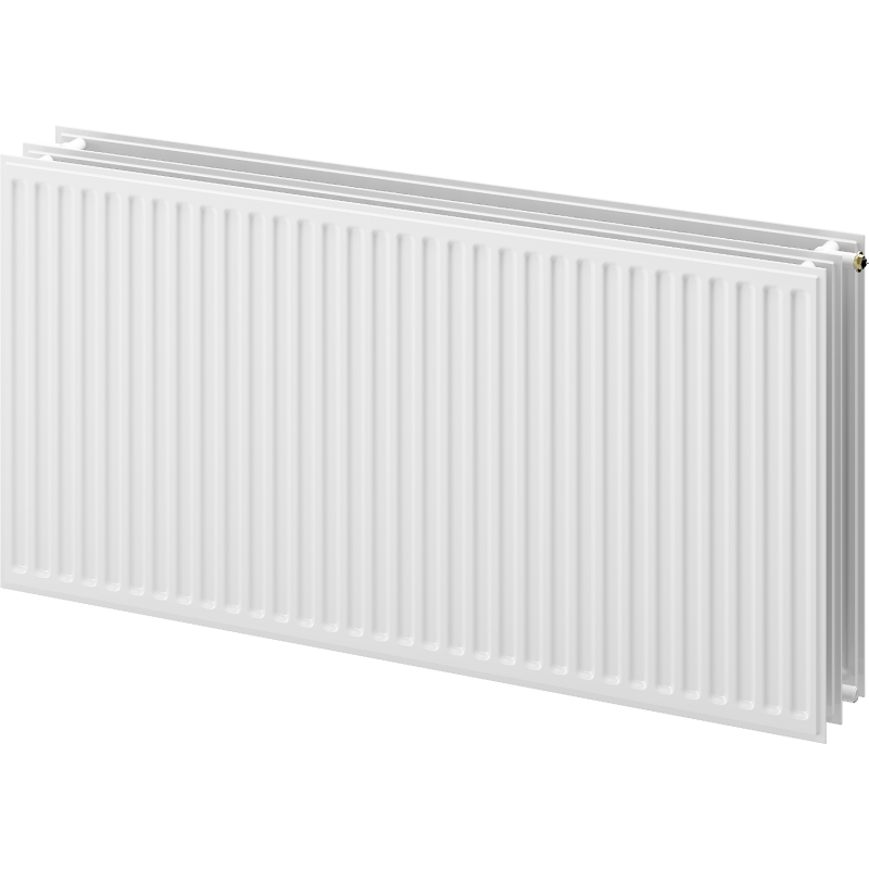 Mexen CVH30 Hygiene Heizkörper platten 400 x 600 mm, untere Anschlüsse, 658 W, weiß - W630H-040-060-00