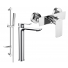 Mexen Alfa DF72 Duschset, Chrom - 745714DF72-00