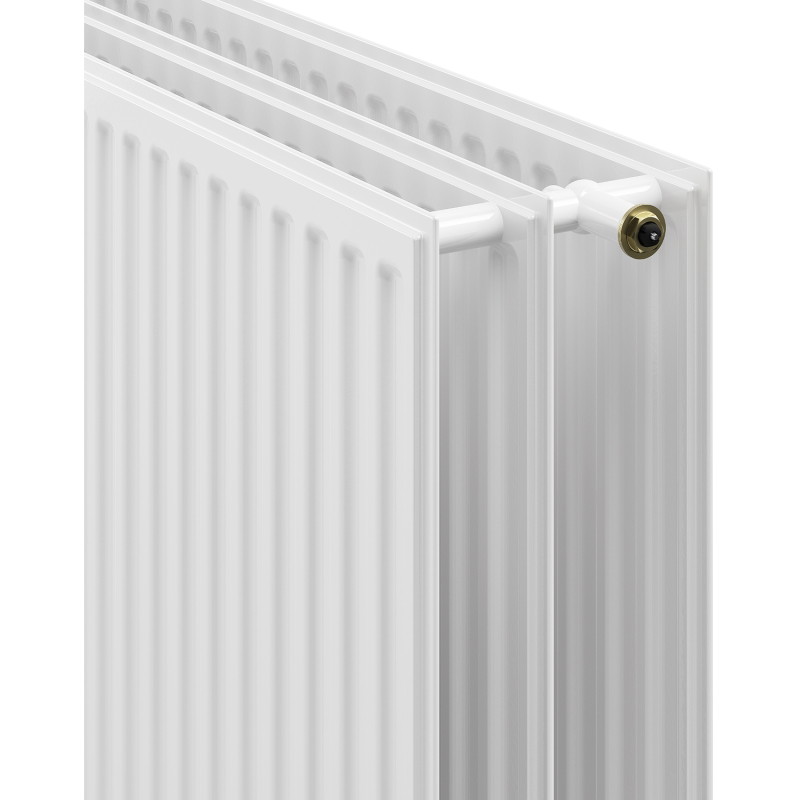 Mexen CVH30 Hügieeni radiaator, plaat, 600 x 1100 mm, alumine ühendus, 1660 W, valge - W630H-060-110-00