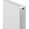Mexen CVHF20 Hygiene Flat plākšņu radiators 300 x 600 mm, apakšējais pieslēgums, 341 W, balts - W620HF-030-060-00