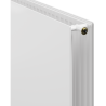 Radiateur plat d'hygiène Mexen CVHF20 300 x 900 mm, connexion inférieure, 511 W, blanc - W620HF-030-090-00