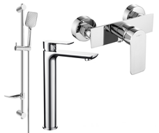 Mexen Alfa DF62 ensemble de douche, chrome - 745714DF62-00