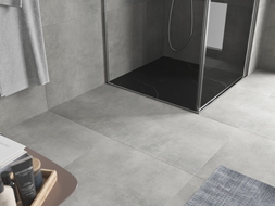 Mexen Hugo vierkante SMC douchebak 80 x 80 cm, zwarte steen - 42758080