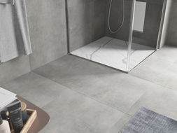 Mexen Hugo τετράγωνη ντουζιέρα SMC 90 x 90 cm, λευκή πέτρα - 42159090