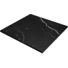 Mexen Hugo vierkante douchebak SMC 90 x 90 cm, zwarte steen - 42759090