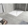 Mexen Hugo rechteckige Dusche SMC 100 x 80 cm, weißer Stein - 42158010