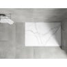 Mexen Hugo rechteckige Dusche SMC 100 x 80 cm, weißer Stein - 42158010