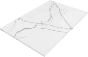 Mexen Hugo rechthoekige SMC douchebak 100 x 80 cm, witte steen - 42158010